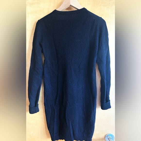 Black cashmere mini dress by Ca va de soie - Picture 3 of 4